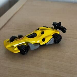 Hot Wheels 2012 McDonald's Happy Meal Yellow Indy Race Car Toy